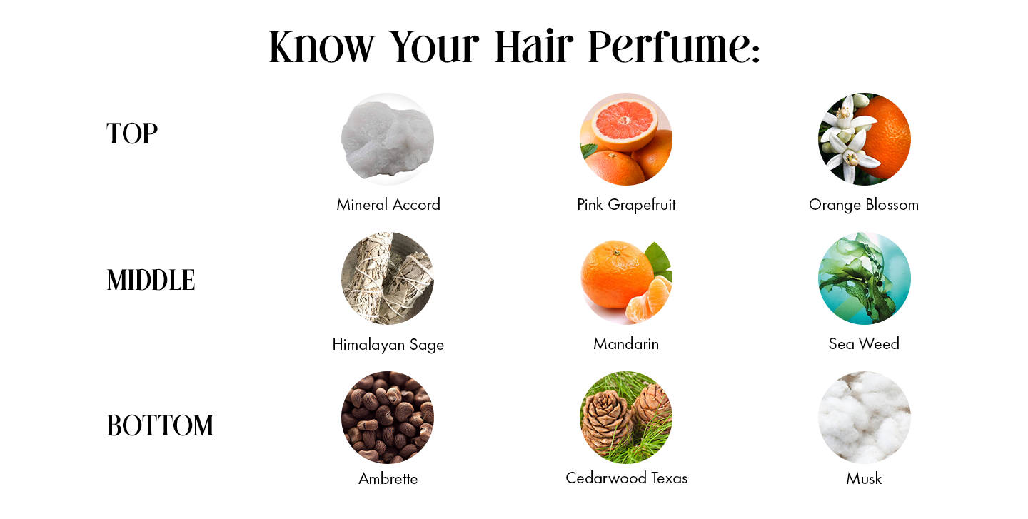 Mineral Sage + Mystic Santal + Golden Aura- Hair perfume - Clean Perfume™