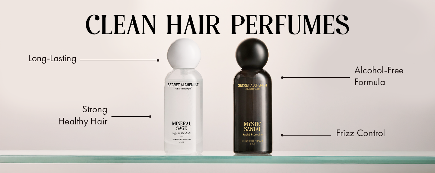 Mineral Sage + Mystic Santal + Golden Aura- Hair perfume - Clean Perfume™