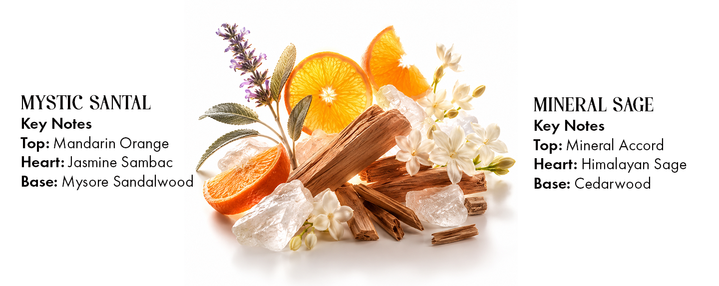 Mineral Sage & Mystic Santal- Hair perfume - Clean Perfume™