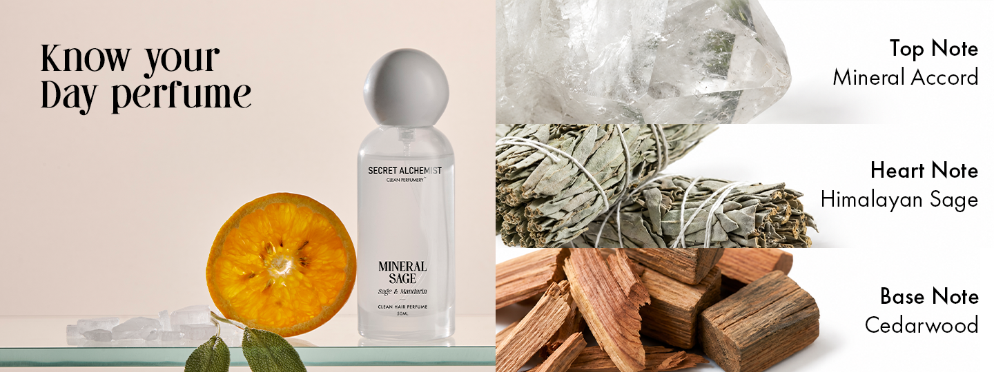 Mineral Sage & Mystic Santal- Hair perfume - Clean Perfume™