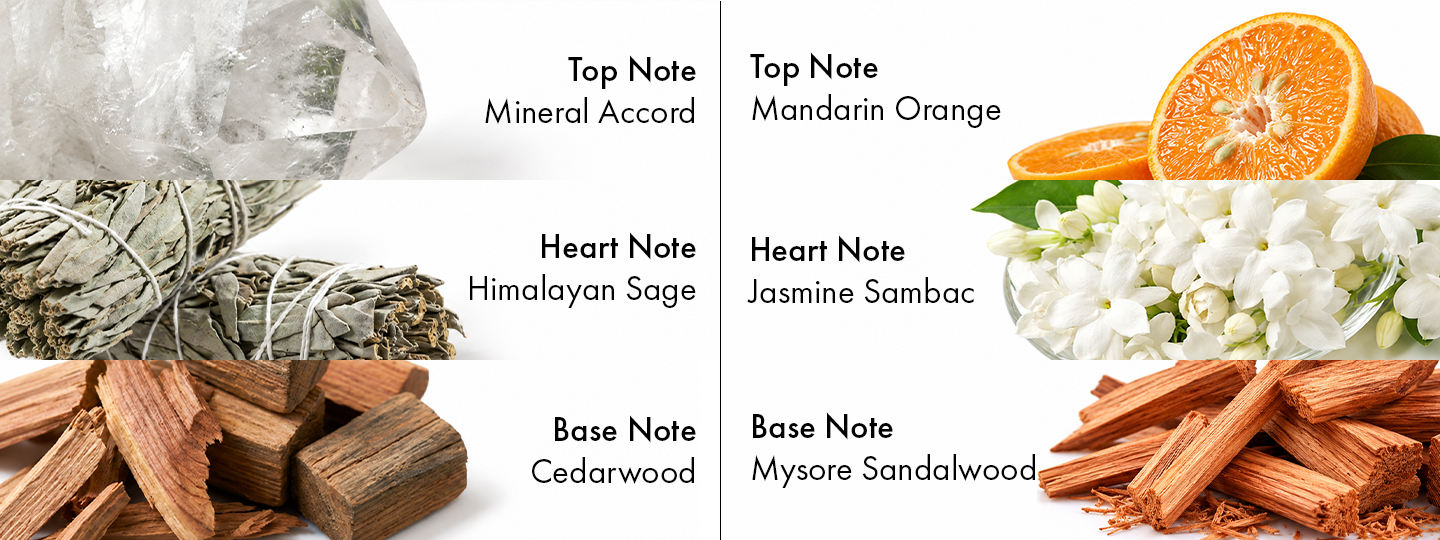 Mineral Sage + Mystic Santal + Golden Aura- Hair perfume - Clean Perfume™