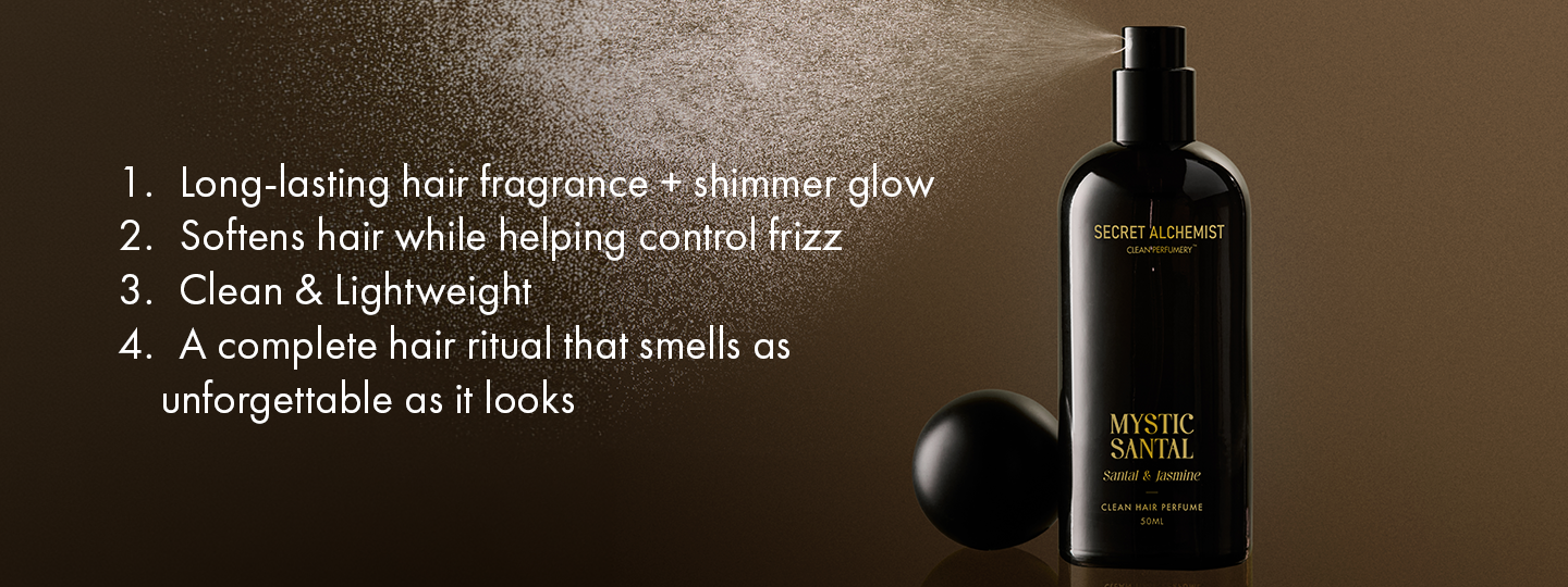 Mystic Santal + Golden Aura- Hair perfume - Clean Perfume™