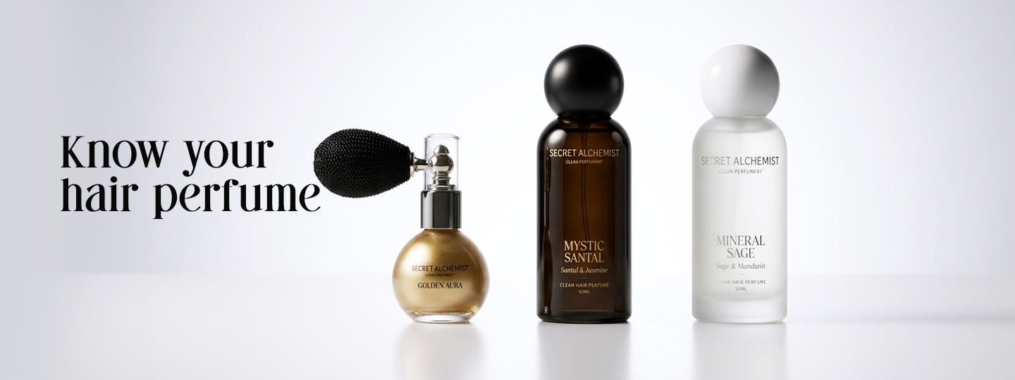 Mineral Sage + Mystic Santal + Golden Aura- Hair perfume - Clean Perfume™